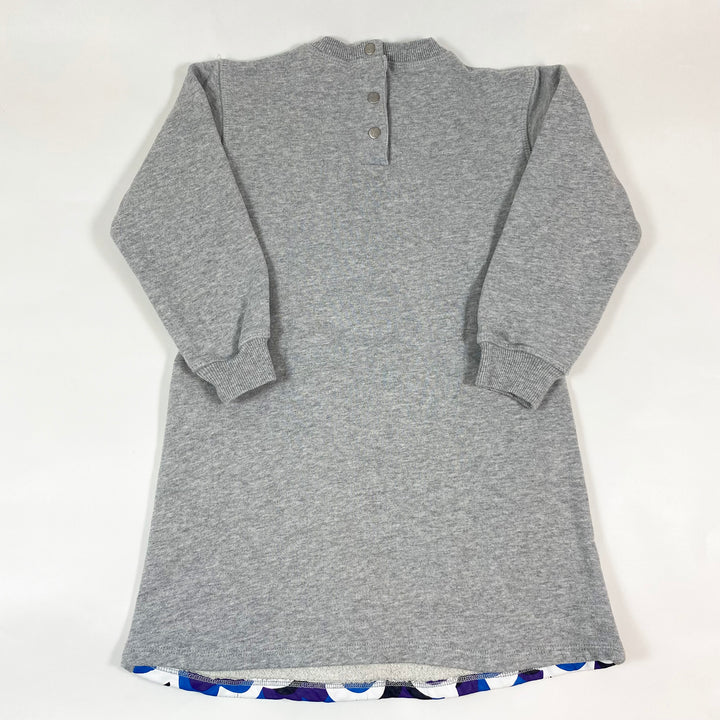 Kenzo grey Paris print sweatshirt dress 4Y/104 3