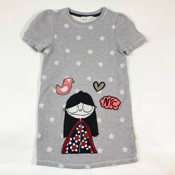 Little Marc Jacobs grey NYC sweatshirt dress 6Y/114 1