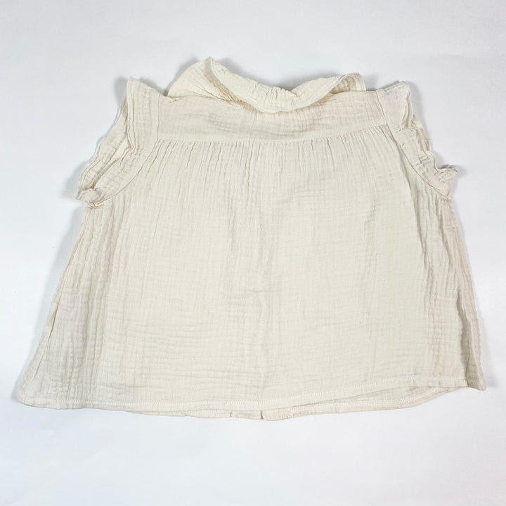 Marsou Paris off-white muslin blouse 24M 3