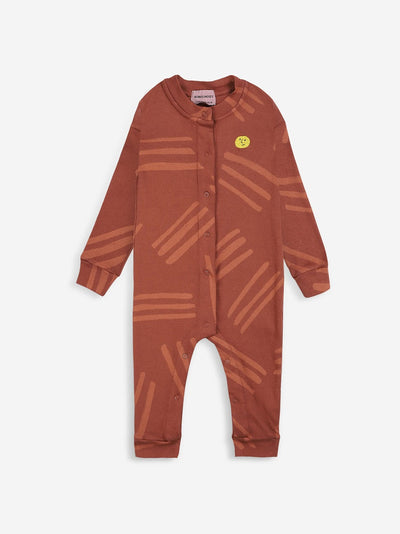 Bobo Choses terracotta Scartch All Over overall Second Season 12-18M/80 1