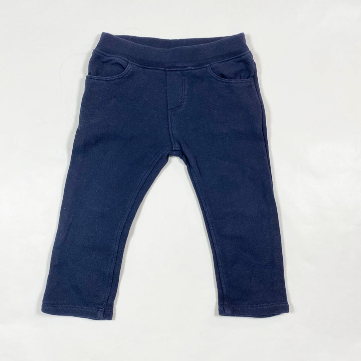 Petit Bateau navy sweatpants 18M/81 1