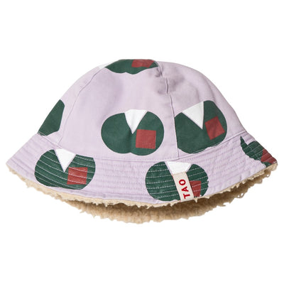 The Animals Observatory purple apples starfish reversible to teddy warm winter bucket hat Second Season One Size (52cm) 1