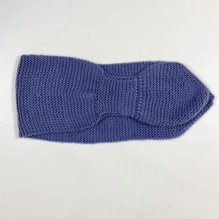 Handmade lavender knit scarf One size 3