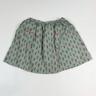 Oeuf NYC green radish print skirt 4Y 1
