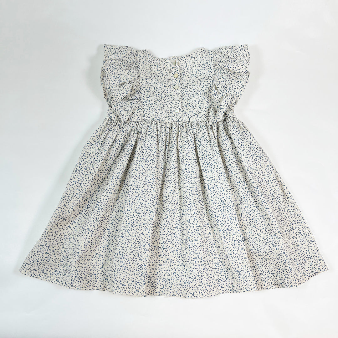 Konges Slojd ecru floral ruffle dress 104-110 3