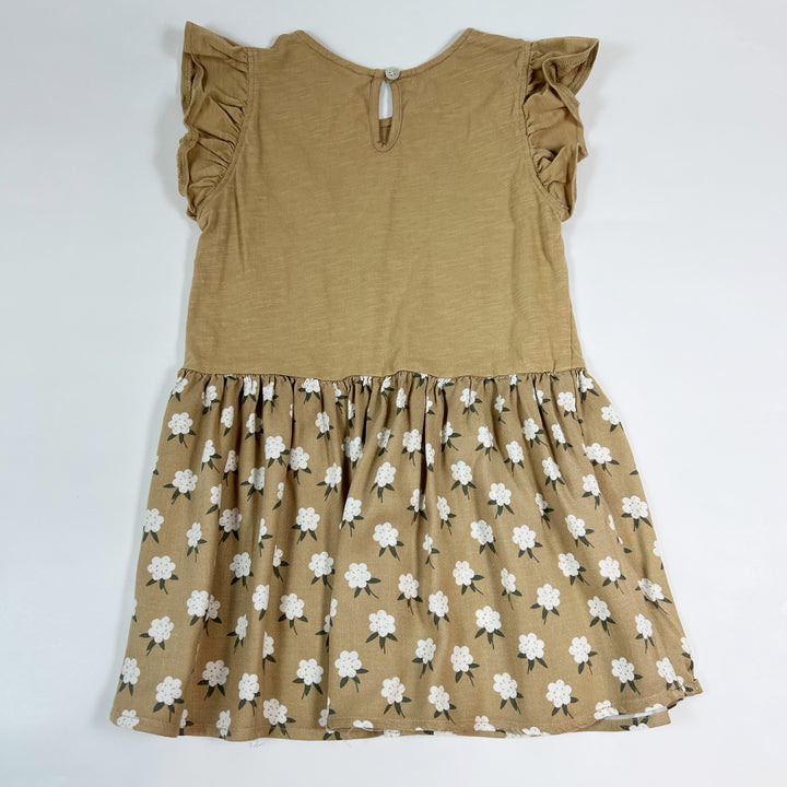 Rylee + Cru camel Floral dress 4-5Y 2