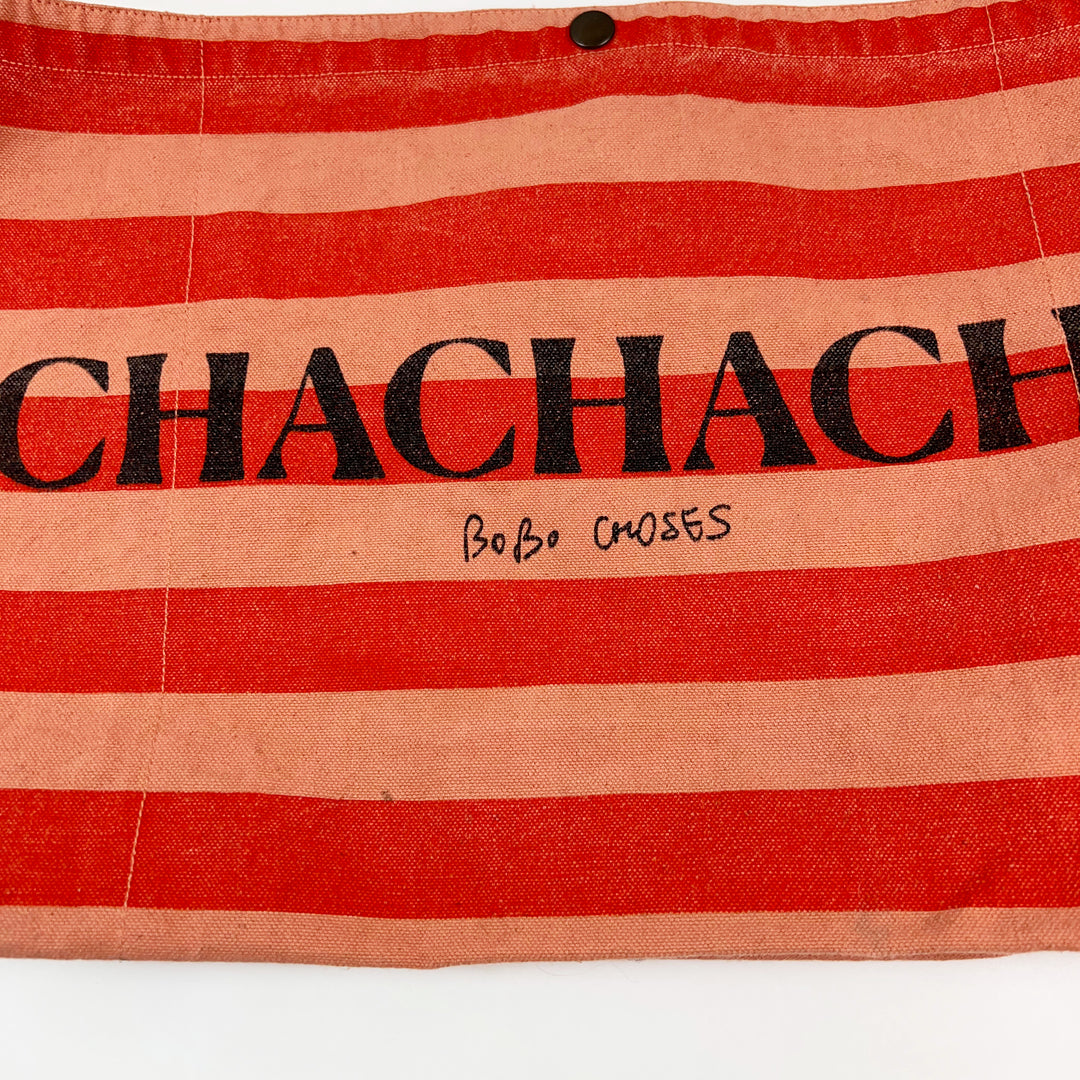 Bobo Choses red striped Chachacha bag 44x32 cm 2