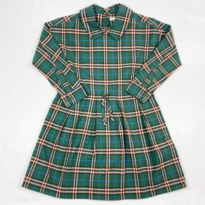 Burberry green plaid cotton dress 8Y/135 1