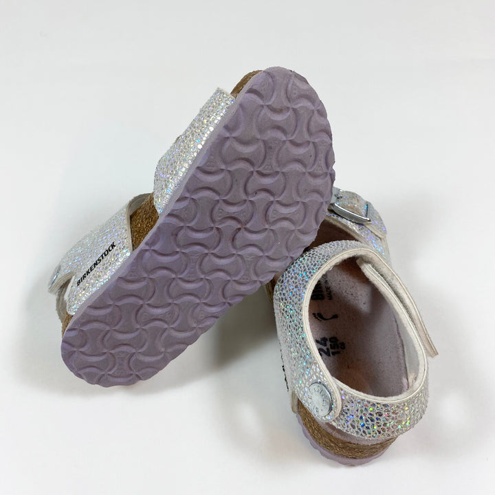 Birkenstock Rio Kids cosmic sparkle sandals 24 2