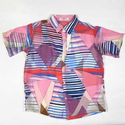 Bo(y)smans pink multicolour print light oversize short-sleeved shirt Second Season 10Y 1