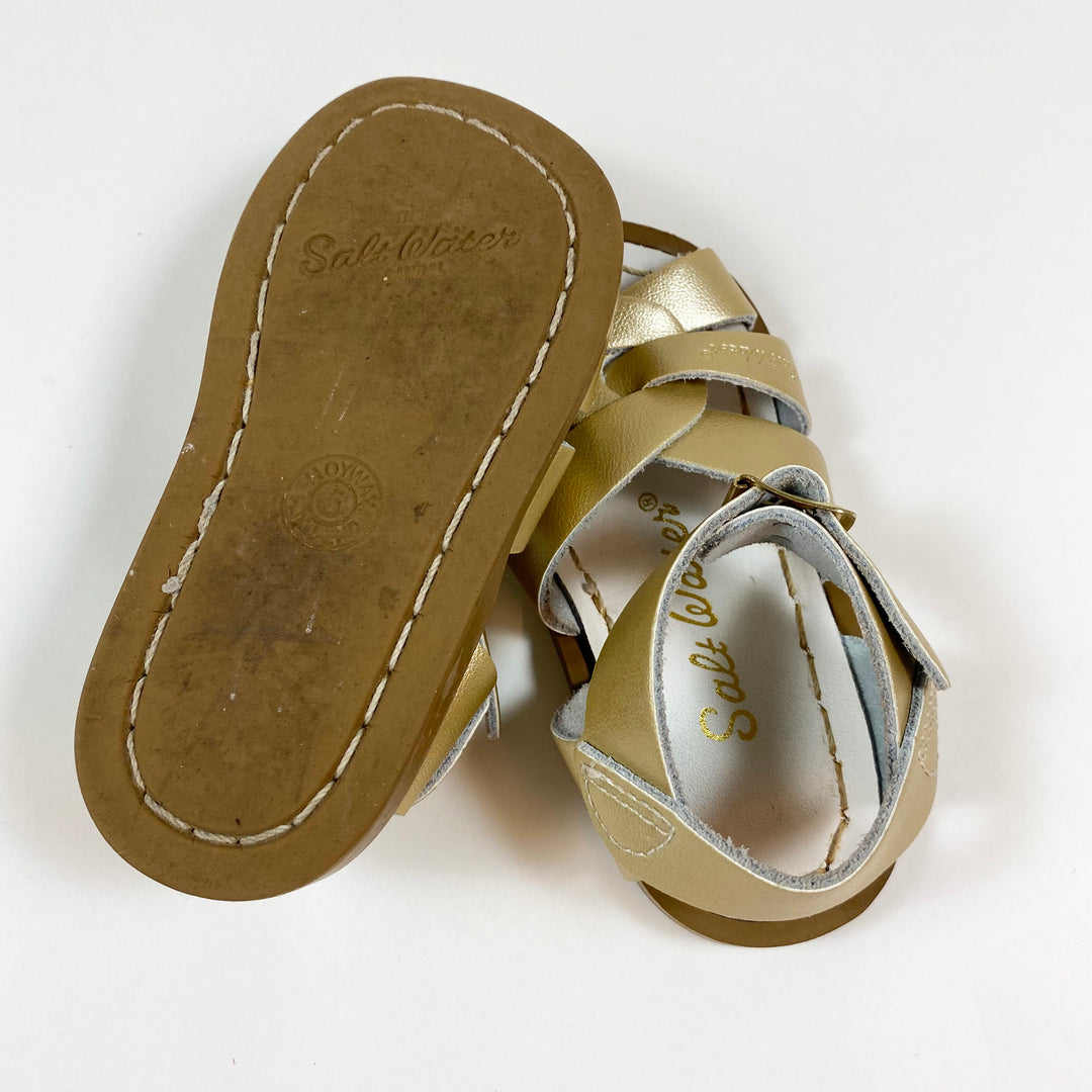 Salt Water gold waterproof sandals 19 2
