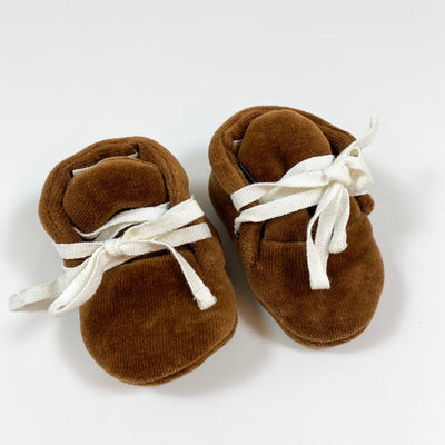Kidwild organic velvet baby shoes 0-3M 1