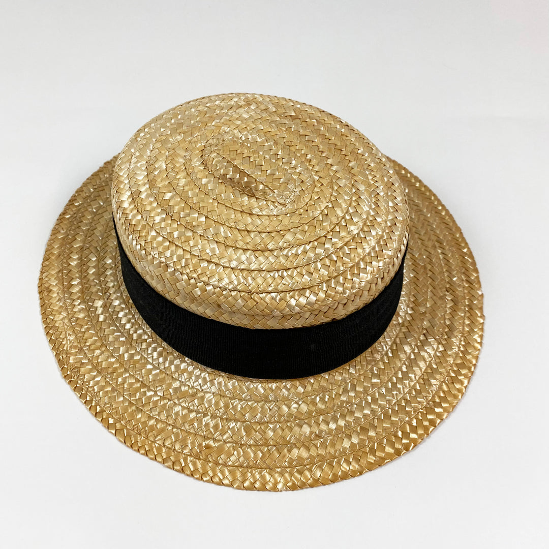 Vintage 
wicker sun hat
 51cm 2