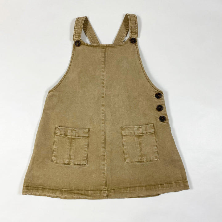 Zara camel jeans pinafore 18-24M/92 1