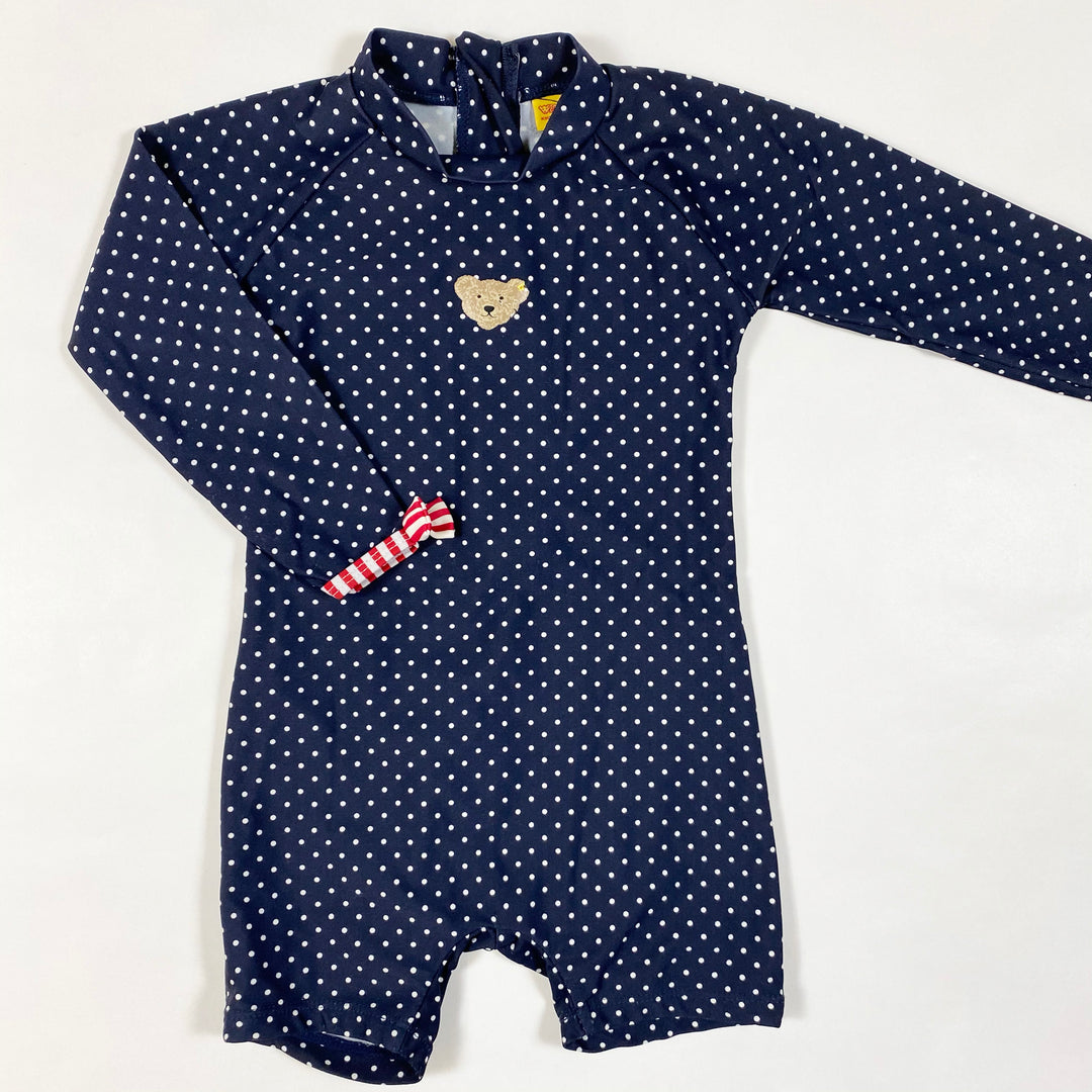 Steiff navy polkadot UV swimsuit 12M/80 1