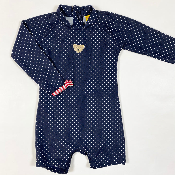 Steiff navy polkadot UV swimsuit 12M/80 1
