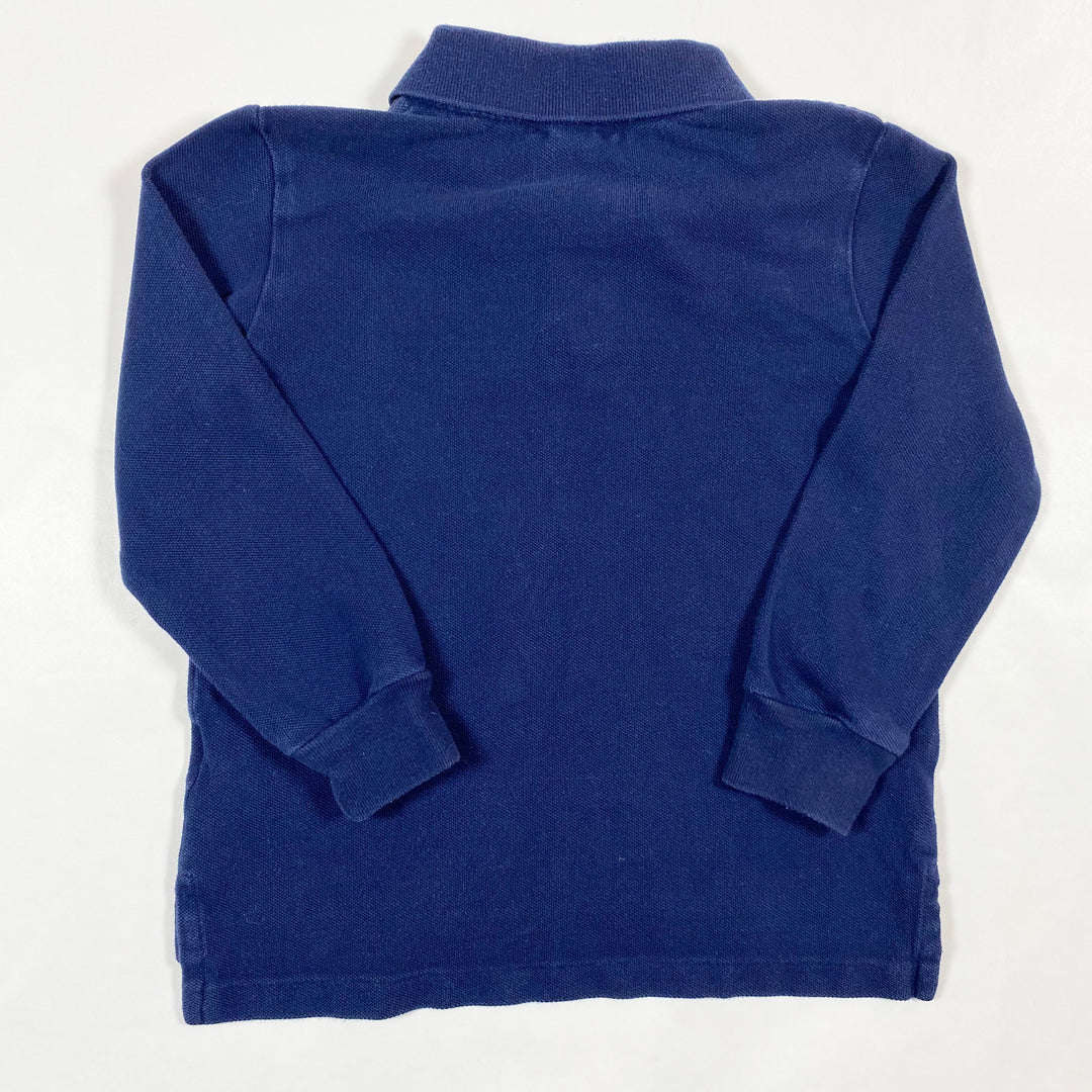 Ralph Lauren navy long-sleeved iconic polo 4Y 2