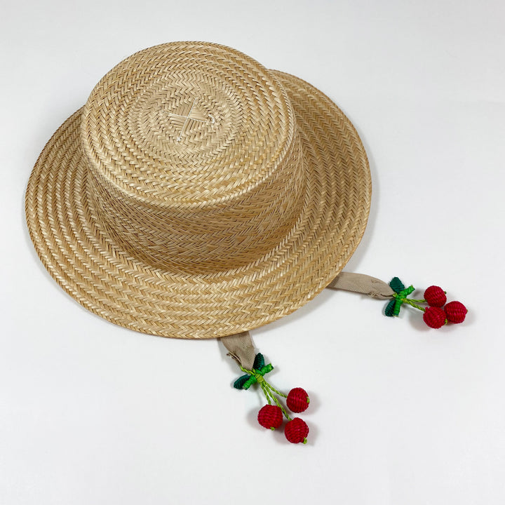 Tauta Home wicker sun hat with cherries 52cm 2