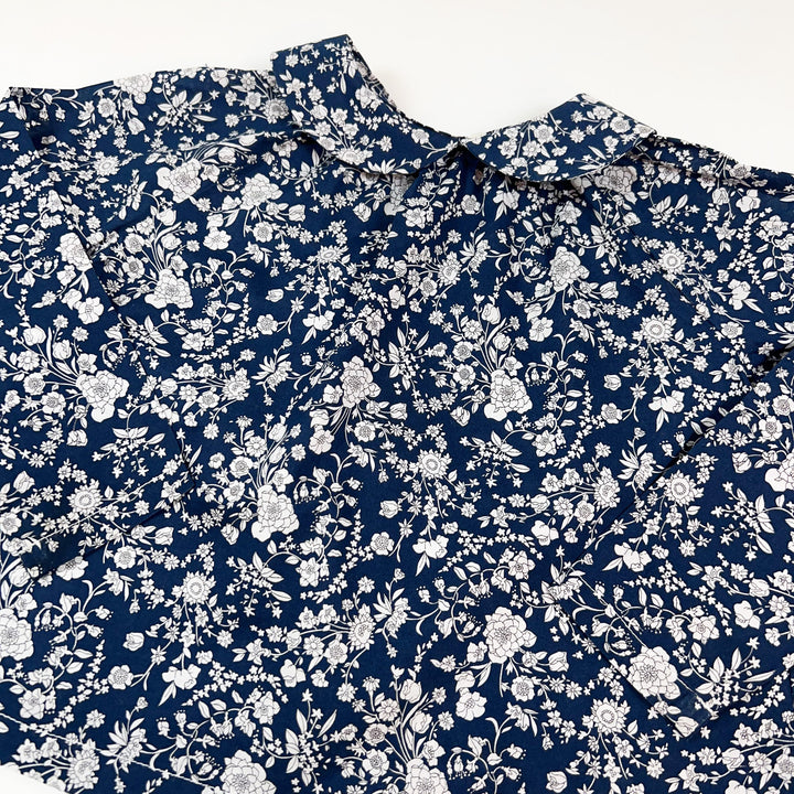 Olivier London navy floral blouse 1-2Y 2