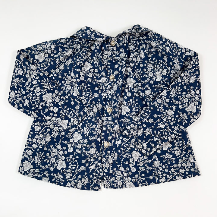 Olivier London navy floral blouse 1-2Y 1
