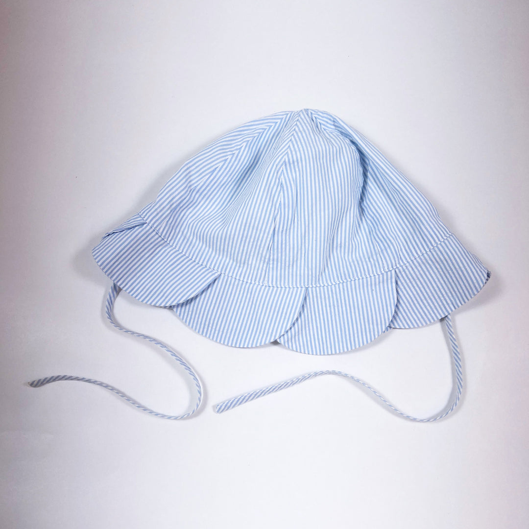 Jacadi pale blue petal sun hat 18M/M 1