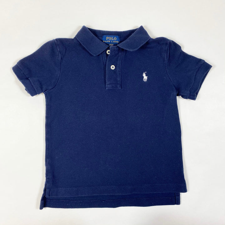 Ralph Lauren navy polo shirt 2/2T