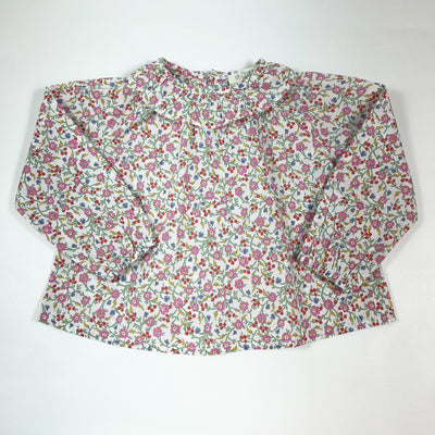 Olivier London ecru floral blouse 1-2Y 1