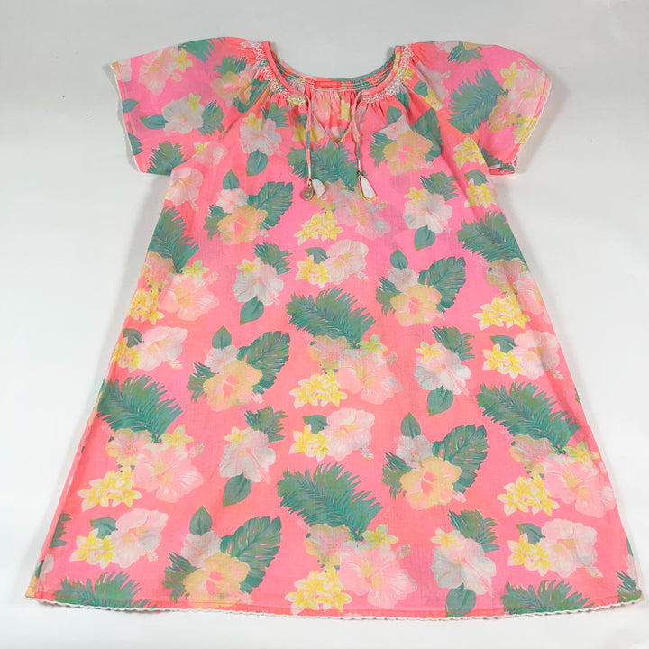 Sunuva neon pink floral UV dress 9-10Y 1