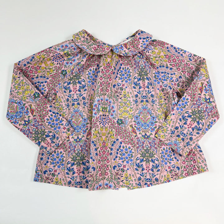 Olivier London pink floral blouse 1-2Y 2