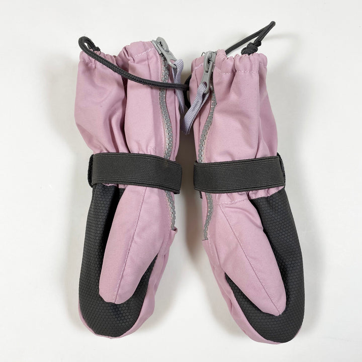 Didriksons dusty pink winter/ski mittens 0/2Y