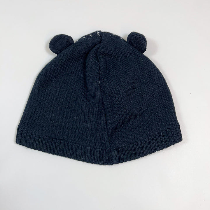 Petit Bateau navy knit hat 49/51 2
