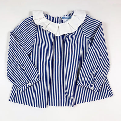 Jacadi blue striped blouse with collar 24M/88 1
