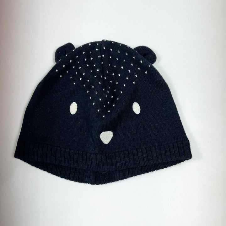 Petit Bateau navy knit hat 49/51 1