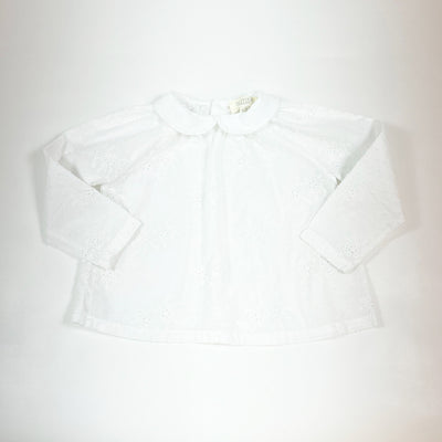 Olivier London white guipure blouse 1-2Y 1