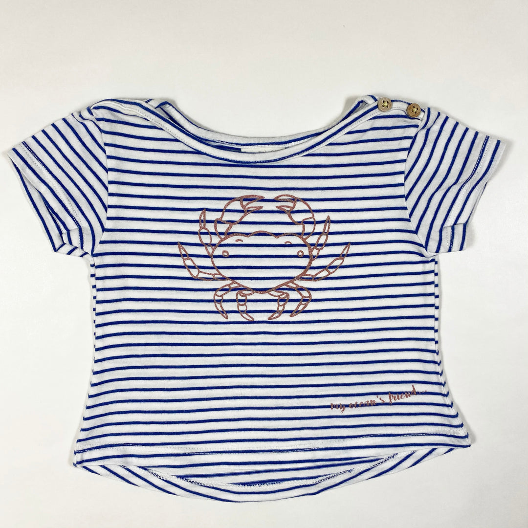 Zara striped crab t-shirt 3-6M/68