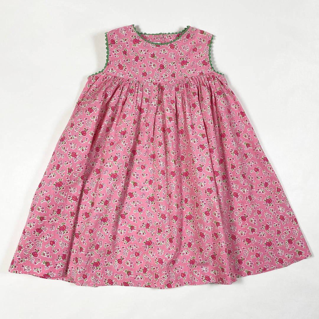 Cyrillus pink floral sleeveless dress 18M/81 1
