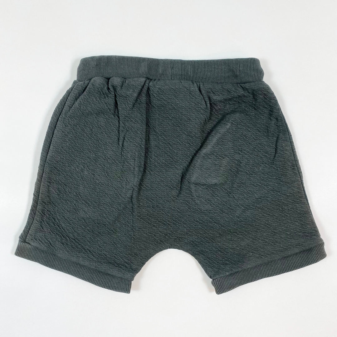 Babyclic dark grey french terry shorts 6-12M/80 2