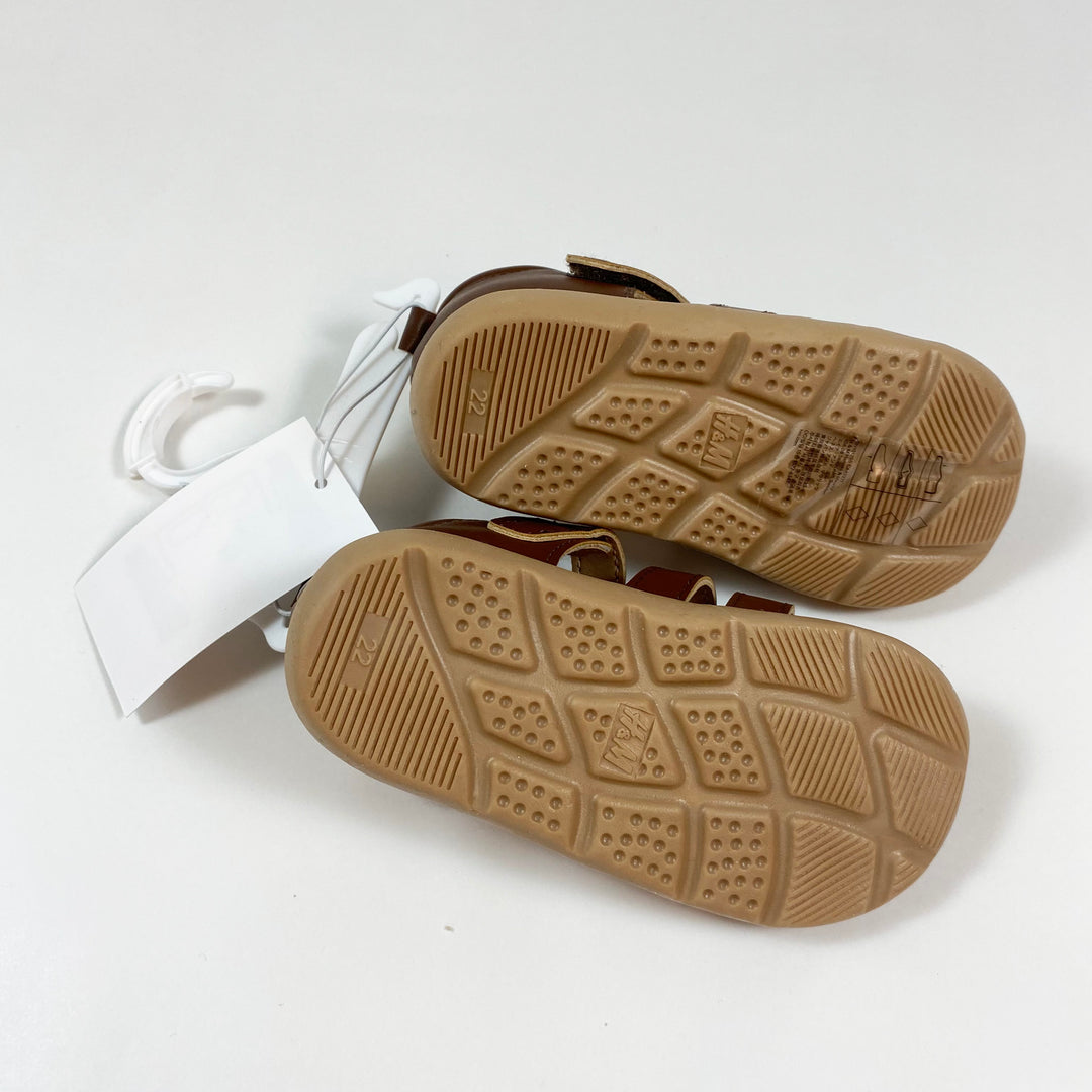 H&M brown faux leather sandals 22 2