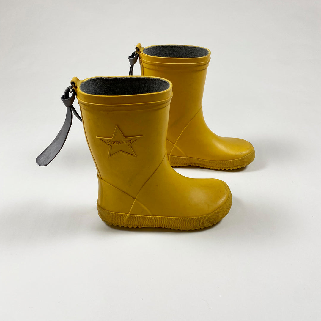 Bisgaard yellow rain boots 26 3