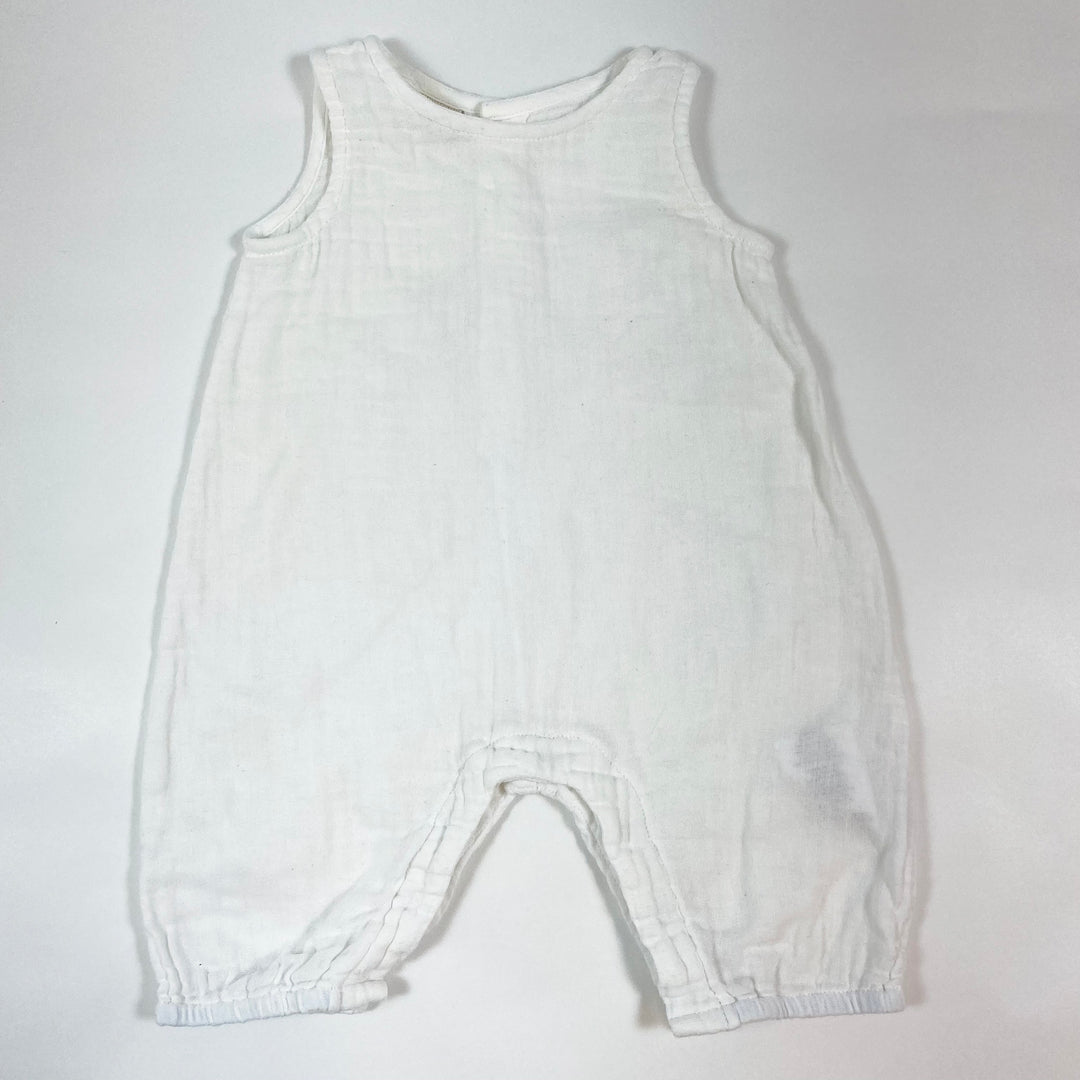 Numero 74 Stef white linen romper 3-6M 1