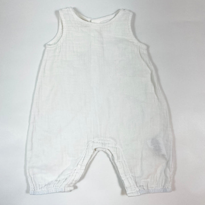 Numero 74 Stef white linen romper 3-6M 1