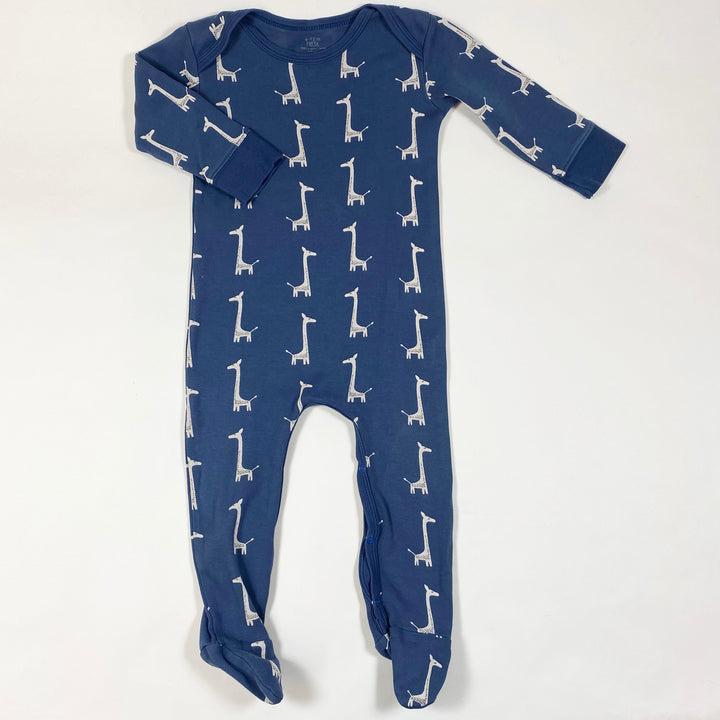 Fresk blue giraffe print pyjama with feet 6-12M