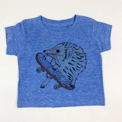 Orangeheat blue skating hedgehog t-shirt 3-6M 1