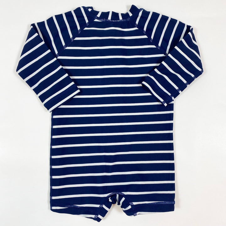Hanna Andersson navy stripe UV-suit 3-6M/60cm 2