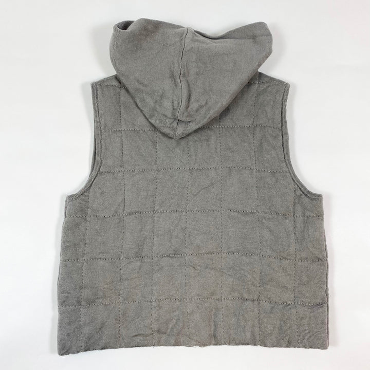 Zara grey padded hooded gilet 2-3Y/98 3