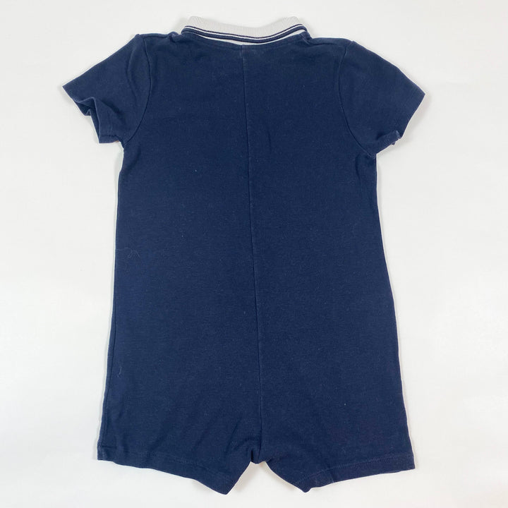 Petit Bateau navy collared tennis romper 18M/81 2