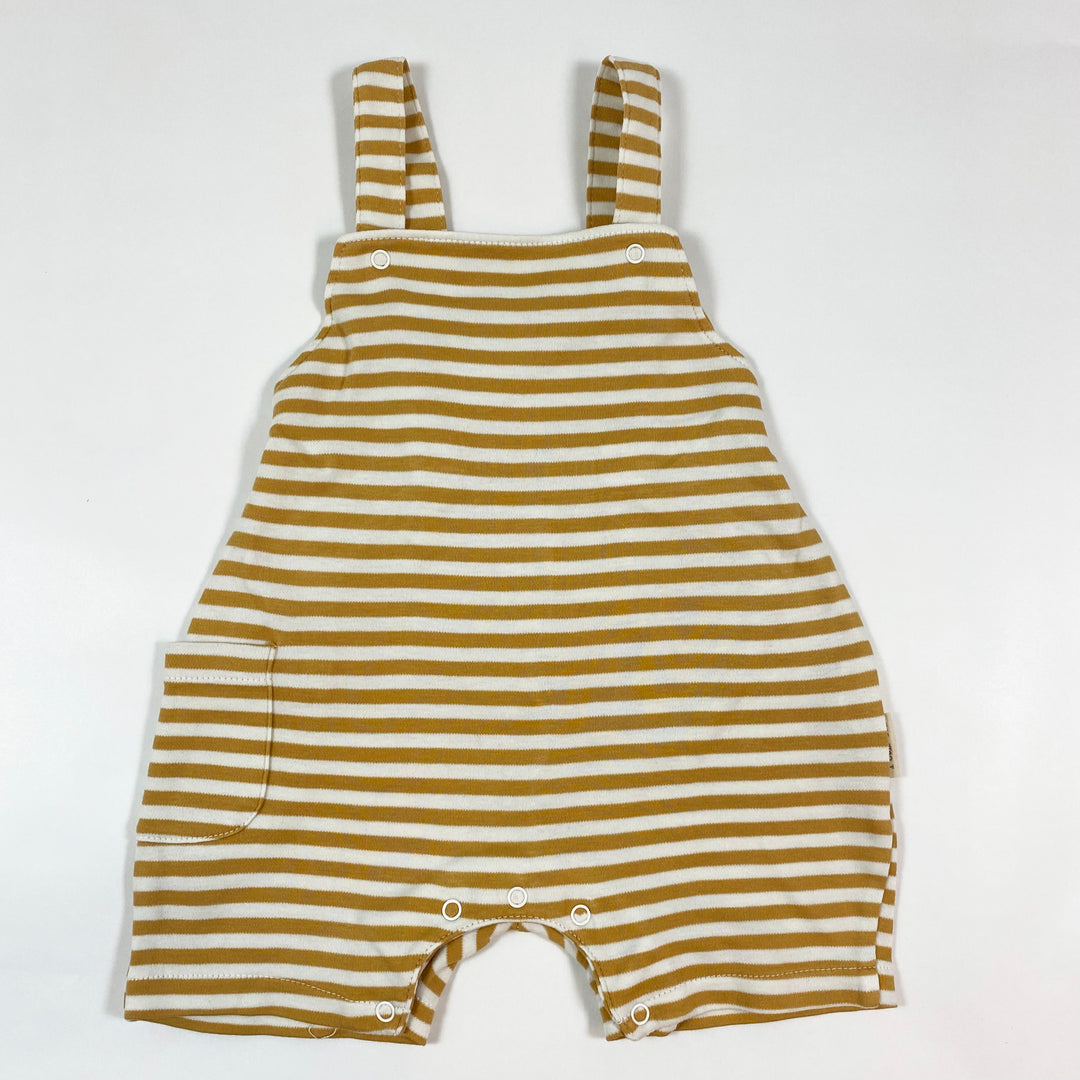 Petit Oh! mustard stripe pima cotton romper 3-6M 1