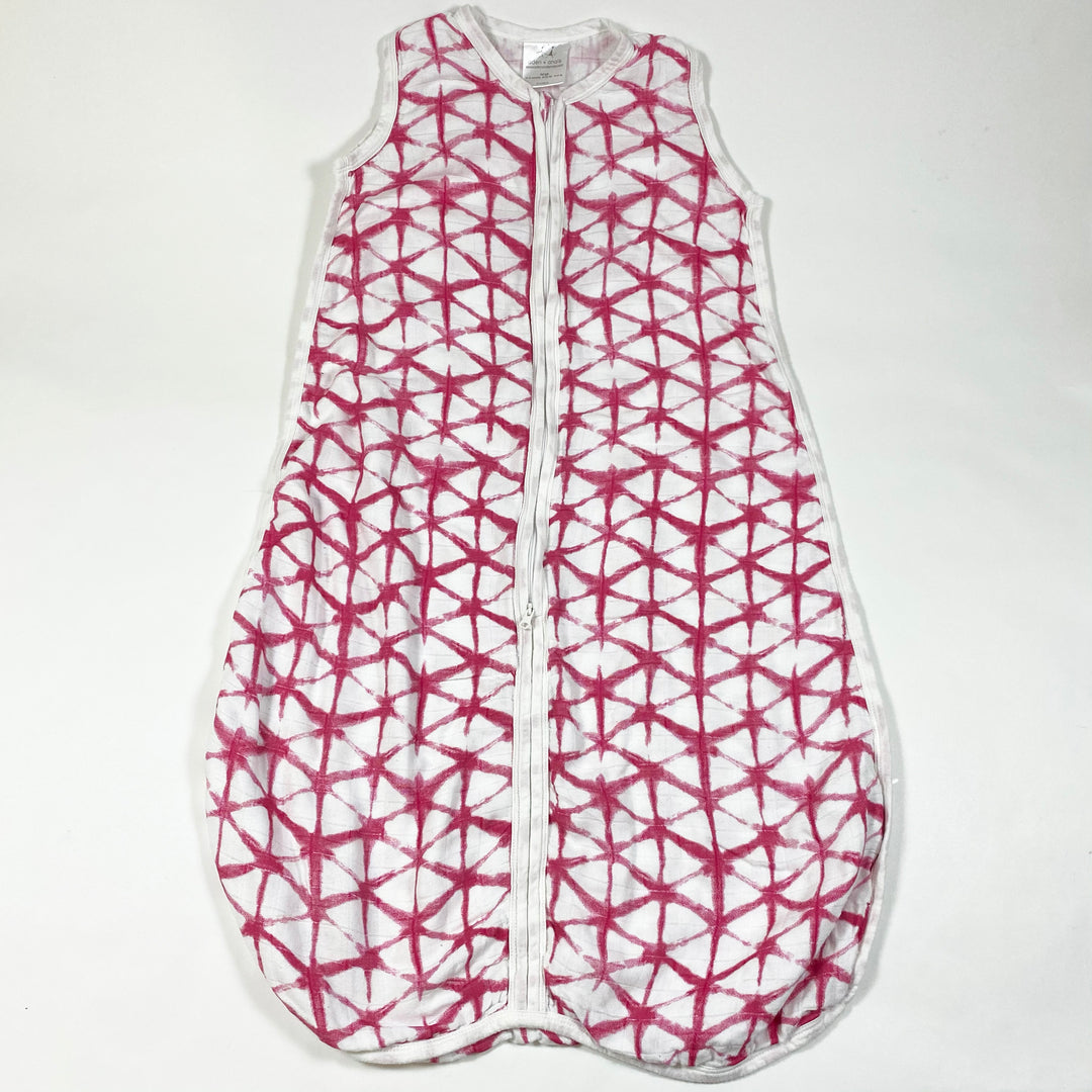 Aden + Anais red star print muslin summer sleeping bag 12-18M (large)