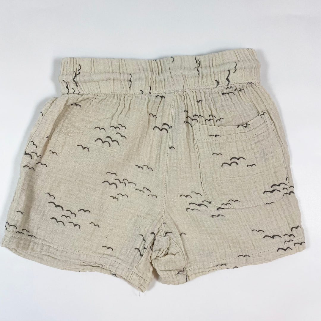 Rylee + Cru muslin bird print shorts 2-3Y 2