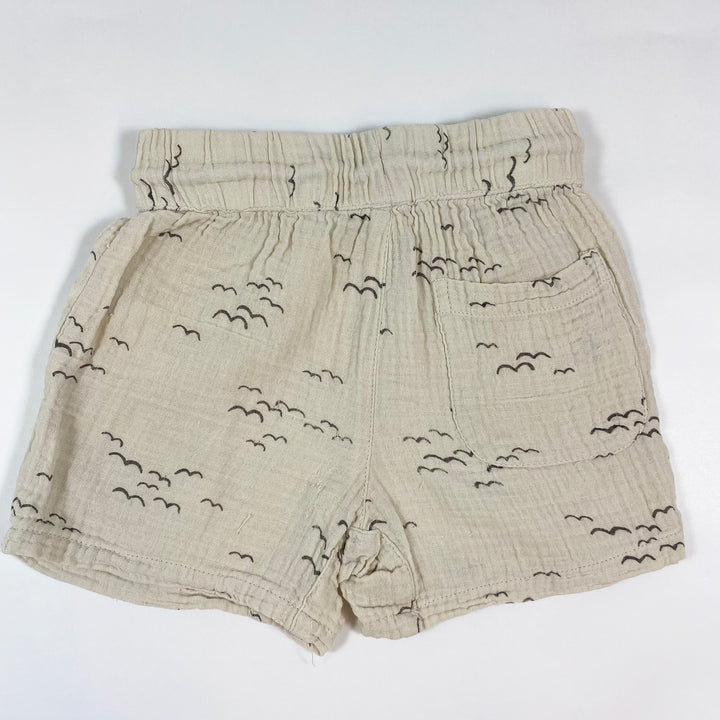Rylee + Cru muslin bird print shorts 2-3Y 2